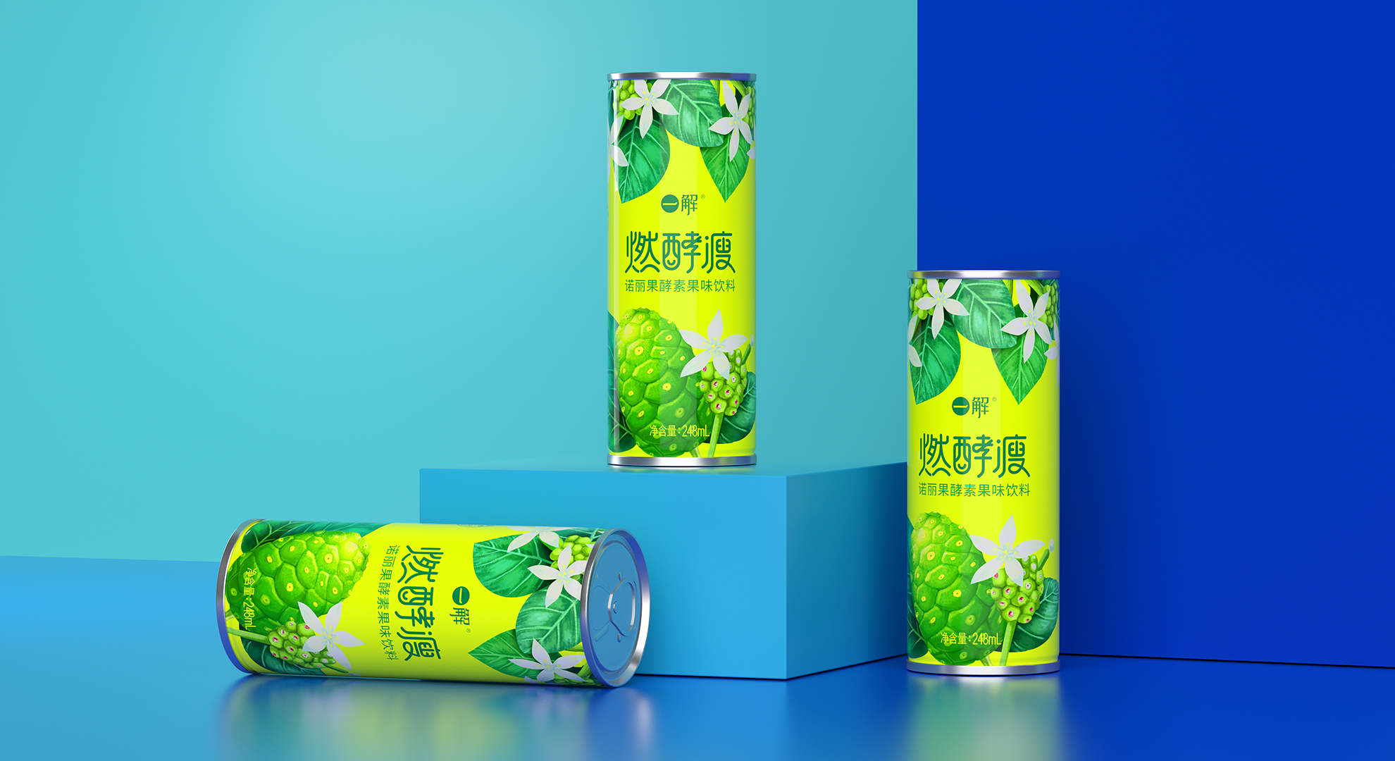 【创四方设计】燃酵瘦：诺丽果酵素饮料（安徽）